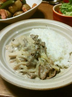 簡単!ビーフストロガノフ-レシピのメイン写真