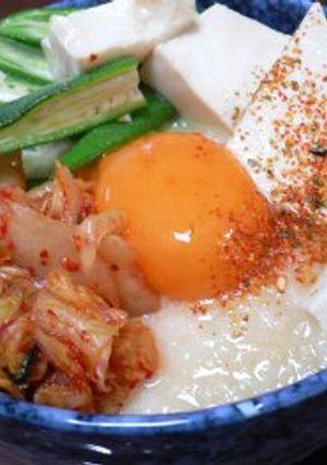 キムオクラムチトウフ丼-レシピのメイン写真