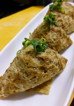 福井あげで作る焼きいなりそば＠マルチャン-レシピのメイン写真