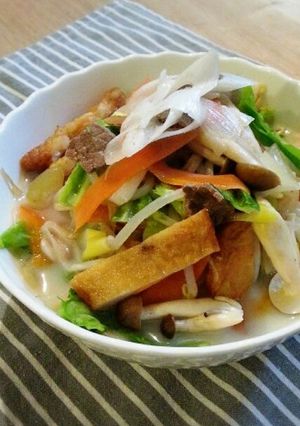 簡単すぎ！焼きそばで長崎チャンポン♪-レシピのメイン写真