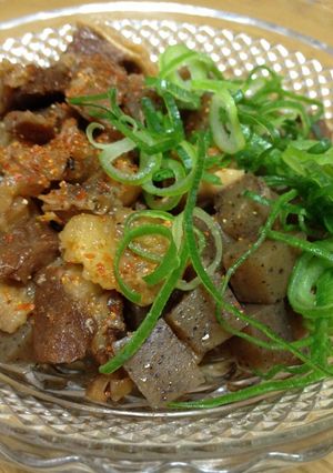 圧力鍋で業務スーパーの激安すじこんにゃく-レシピのメイン写真