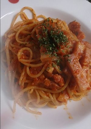 使えるトマトソースで簡単☆パスタ(写真)-レシピのメイン写真
