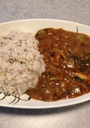 小松菜トマトカレー-レシピのメイン写真
