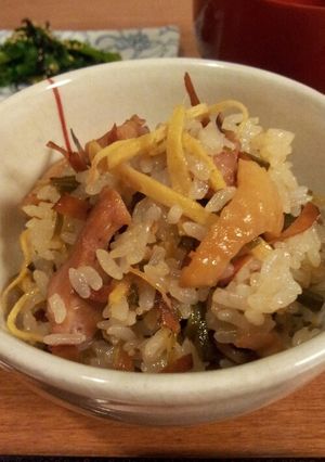 ★再利用★出汁後の昆布と節 鶏肉混ぜご飯-レシピのメイン写真