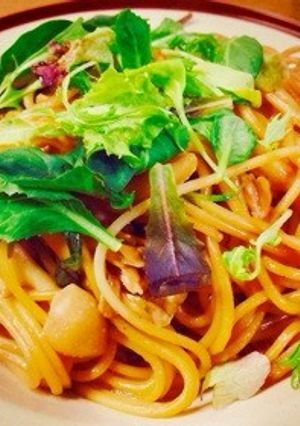 醤油バター風味のキノコパスタ-レシピのメイン写真