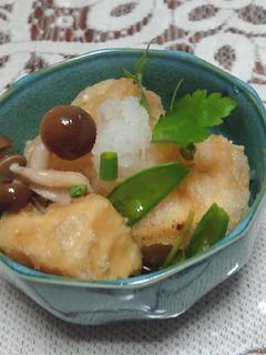 カリカリのトロトロ♫ 揚げ出し高野豆腐-レシピのメイン写真