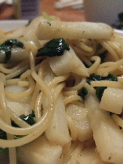 かぶと長いものパスタ-レシピのメイン写真