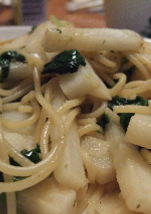 かぶと長いものパスタ-レシピのメイン写真