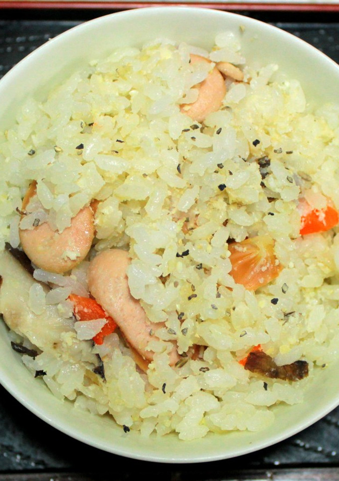おからの炊き込みご飯（ウインナー編）-レシピのメイン写真