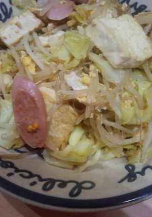 簡単!ボリューム満点!豆腐入り野菜炒め-レシピのメイン写真