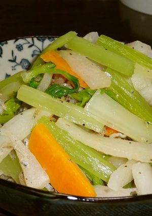 大根とセロリのあっさり炒め-レシピのメイン写真