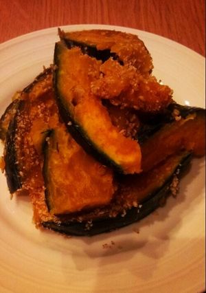 ほっこりかぼちゃのセサミバター焼き-レシピのメイン写真