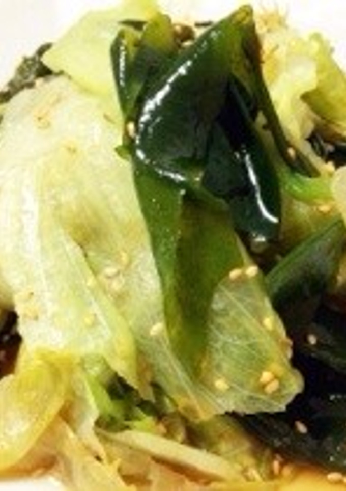 レタスとワカメの中華風サラダ-レシピのメイン写真