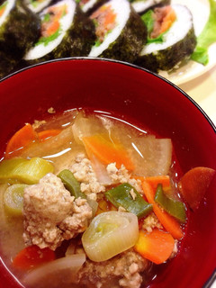 お味噌と塩麹で♪鰯のつみれ汁-レシピのメイン写真