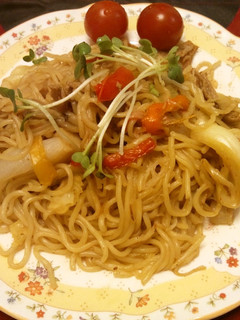 ポン酢で簡単焼きそば-レシピのメイン写真