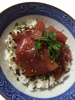 鮪の漬け丼!-レシピのメイン写真