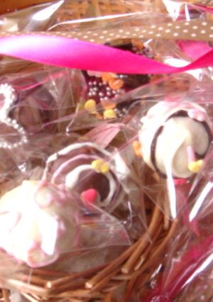100円材料で!ロリポップチョコ♡-レシピのメイン写真