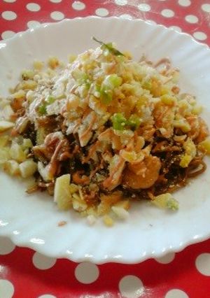 瀬戸内の小海老と中山栗の焼きそば-レシピのメイン写真
