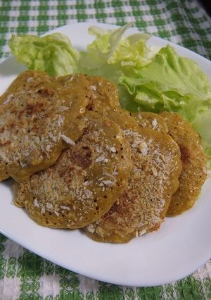 混ぜて焼くだけカレーナン風-レシピのメイン写真
