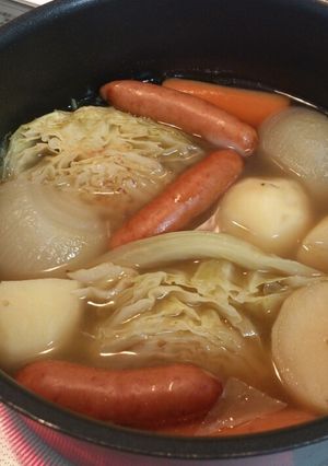 ゴロゴロ野菜のポトフ-レシピのメイン写真