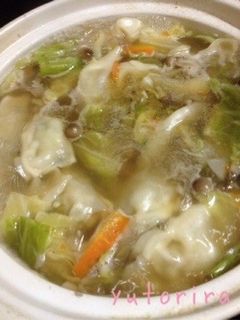 簡単 野菜餃子スープ-レシピのメイン写真