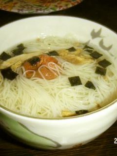 簡単・素麺☆茶漬け-レシピのメイン写真