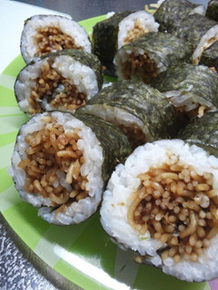 有明海苔で♪焼きそば巻き!-レシピのメイン写真