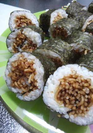 有明海苔で♪焼きそば巻き！-レシピのメイン写真
