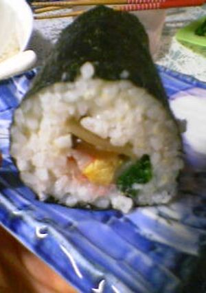 恵方巻きの食べ方-レシピのメイン写真