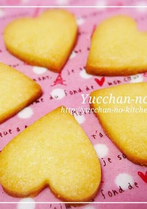 バレンタインに❤簡単ハートのクッキー♬-レシピのメイン写真