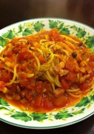 トマトとベーコンのスープスパゲッティ-レシピのメイン写真