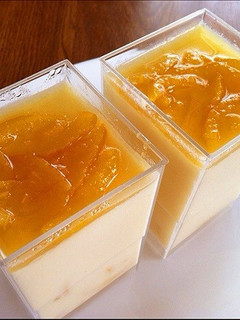 柚子茶で豆乳ババロア風♪-レシピのメイン写真