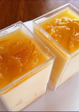 柚子茶で豆乳ババロア風♪-レシピのメイン写真