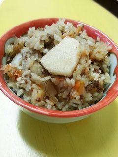 中華おこわ風!!里芋の炊き込みご飯-レシピのメイン写真