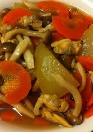 アサリと冬瓜の煮物-レシピのメイン写真