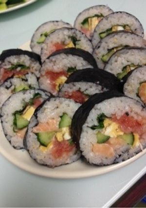 スノコなしでもOK!恵方巻き‼︎-レシピのメイン写真
