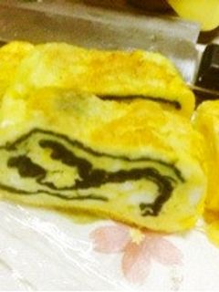 お弁当に♡海苔で卵焼き-レシピのメイン写真