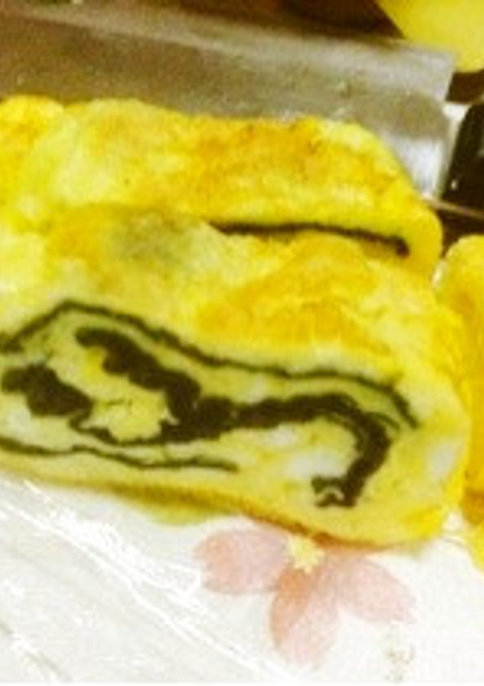 お弁当に♡海苔で卵焼き-レシピのメイン写真