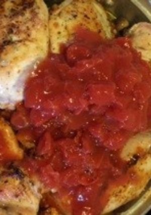 簡単節約 チキンのトマト煮-レシピのメイン写真