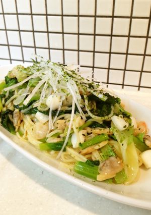 簡単☆埼玉発！小松菜☆海鮮焼きそば-レシピのメイン写真