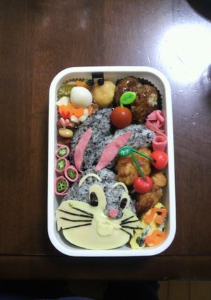 キャラ弁バックスバニー-レシピのメイン写真