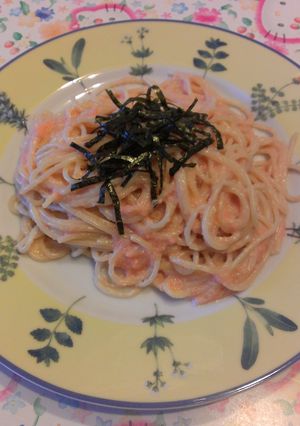 簡単♪濃厚！たらこクリームパスタ-レシピのメイン写真