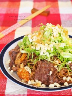 キャベツ盛々♪お好み焼き風焼きそば-レシピのメイン写真