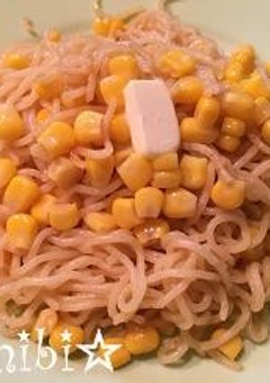 味噌バターコーン焼そば♪-レシピのメイン写真