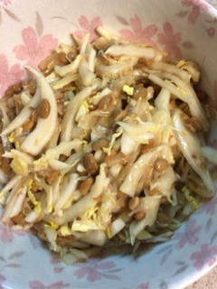 白菜と納豆のサラダ-レシピのメイン写真