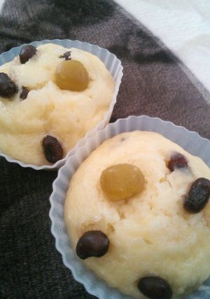 簡単！甘納豆の蒸しパン-レシピのメイン写真