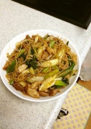 岩津ねぎ焼きそば-レシピのメイン写真