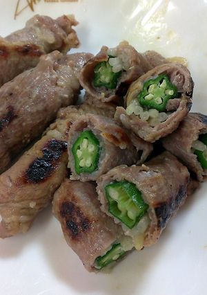 塩麹でオクラともやしの豚肉巻-レシピのメイン写真