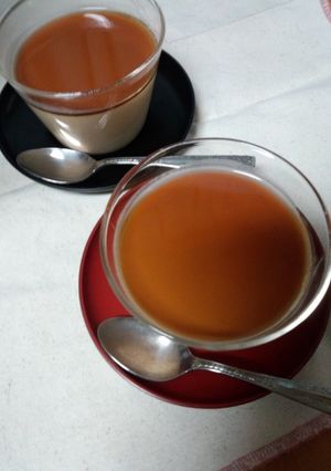 香ばしい！黒蜜きな粉プリン-レシピのメイン写真