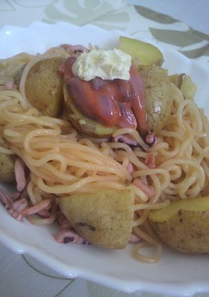 どさんこ風じゃがバタ焼きそば-レシピのメイン写真